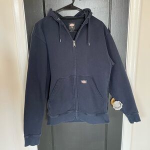 Dickies Dark Blue Full-Zip Hoodie